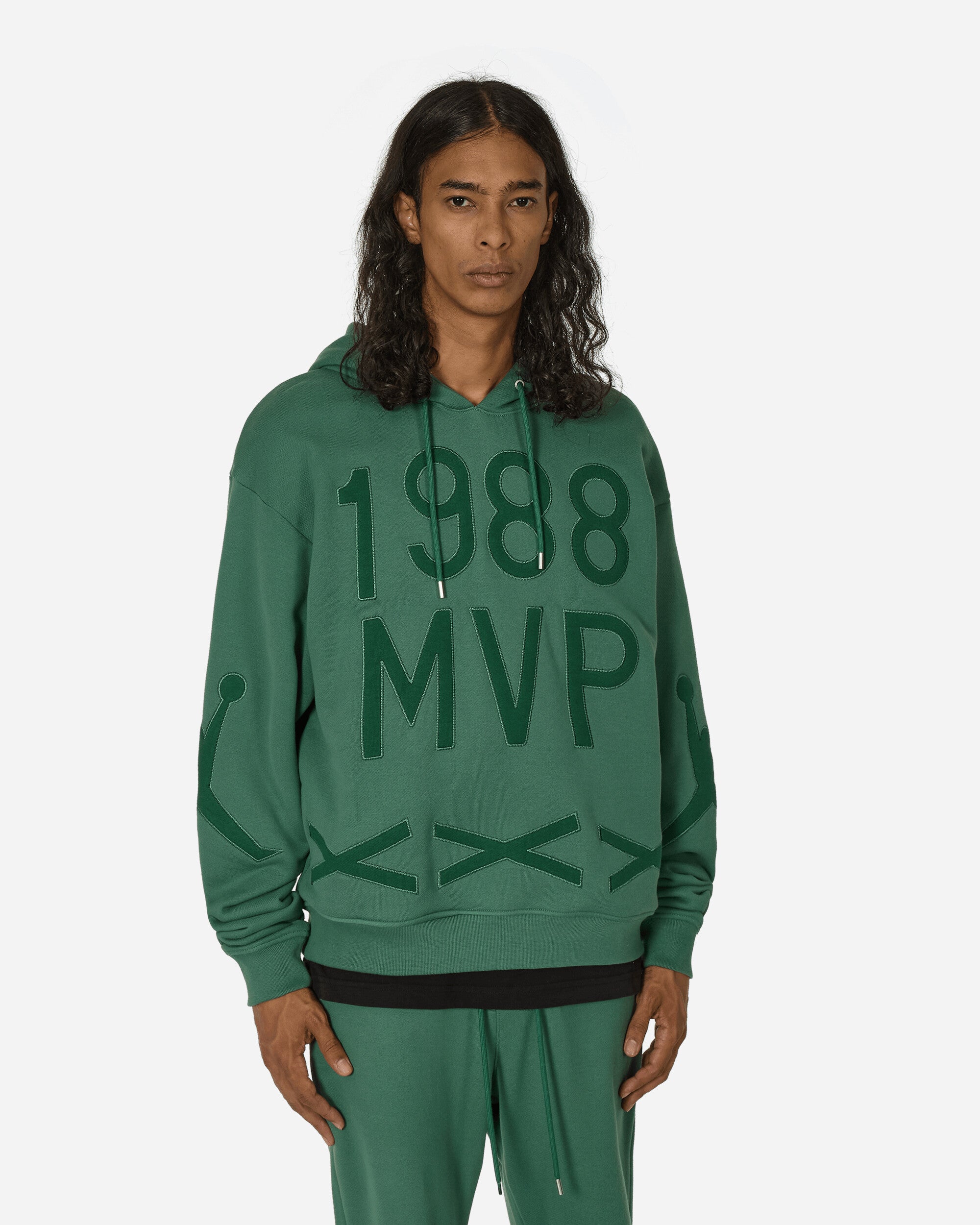 Nike Jordan U J Nc Flc Hoodie Green Stone Sweatshirts Hoodies FZ7514-398