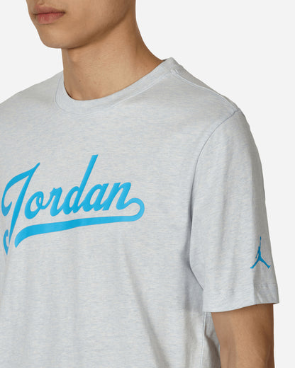 Nike Jordan M J Flt Mvp Wm Ss Crew Pure Platinum/Blue T-Shirts Shortsleeve FN5958-043