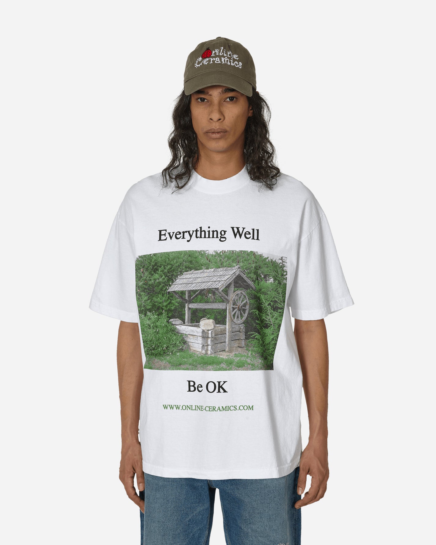 Online Ceramics Everything Well Be Ok Ss Tee White T-Shirts Shortsleeve BEOKTEE WHITE