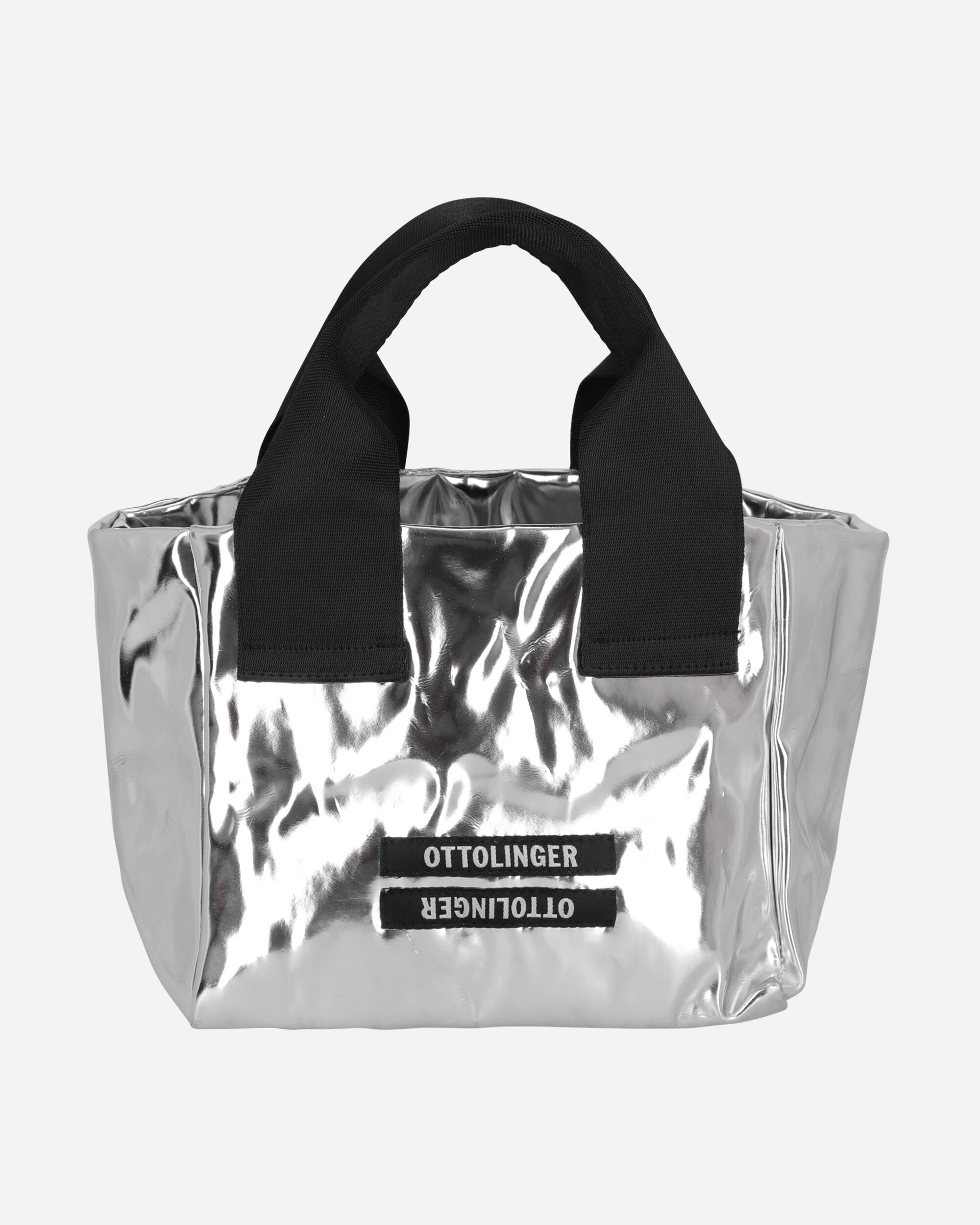 Ottolinger Wmns Otto Tote Bag Mini Silver Bags and Backpacks Shoulder Bags 2227230110 SLV