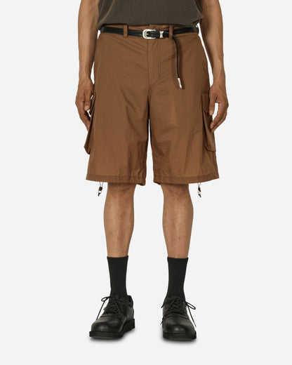 Our Legacy Mount Shorts Golden Brown Tactile Ripstop Shorts Cargo Short M2244MGBT 001