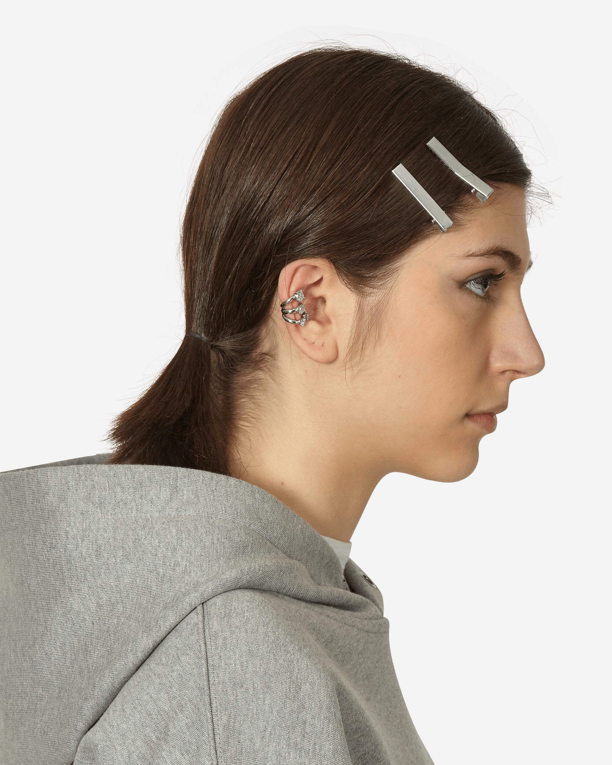 Panconesi Wmns Kismet Ear Cuff Silver Jewellery Earrings EA023 S