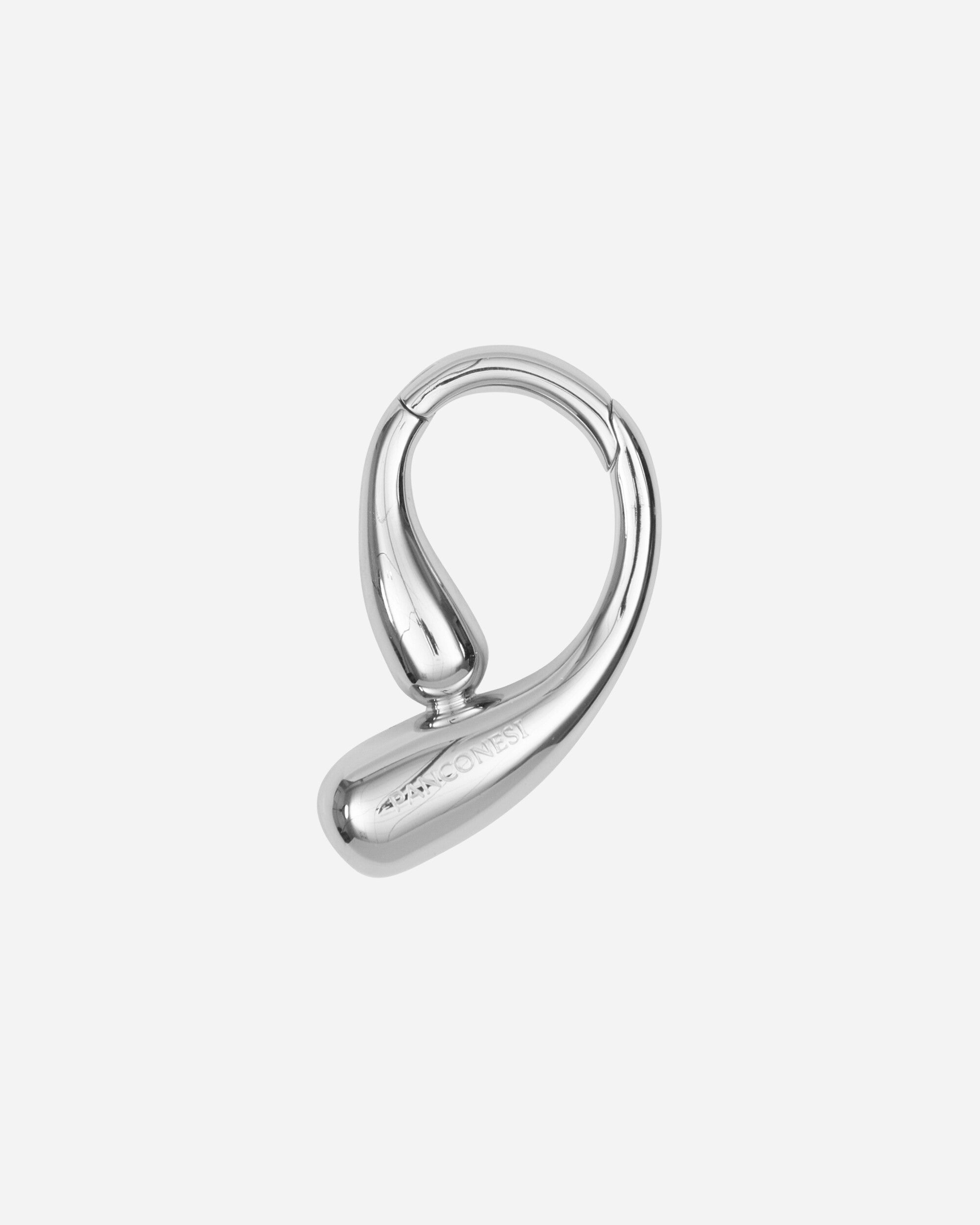 Panconesi P Carabiner Silver Small Accessories Keychains AC003 S