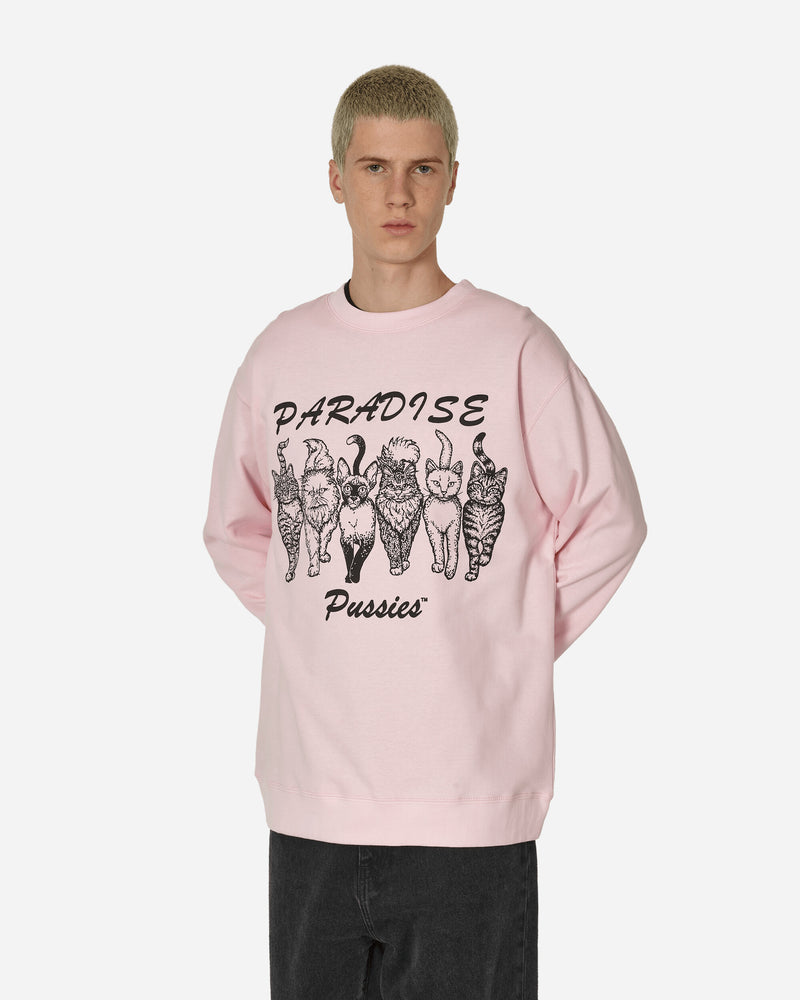 Paradis3 Paradise Pussy Crewneck Pink Sweatshirts Crewneck PAPUSCRE 001
