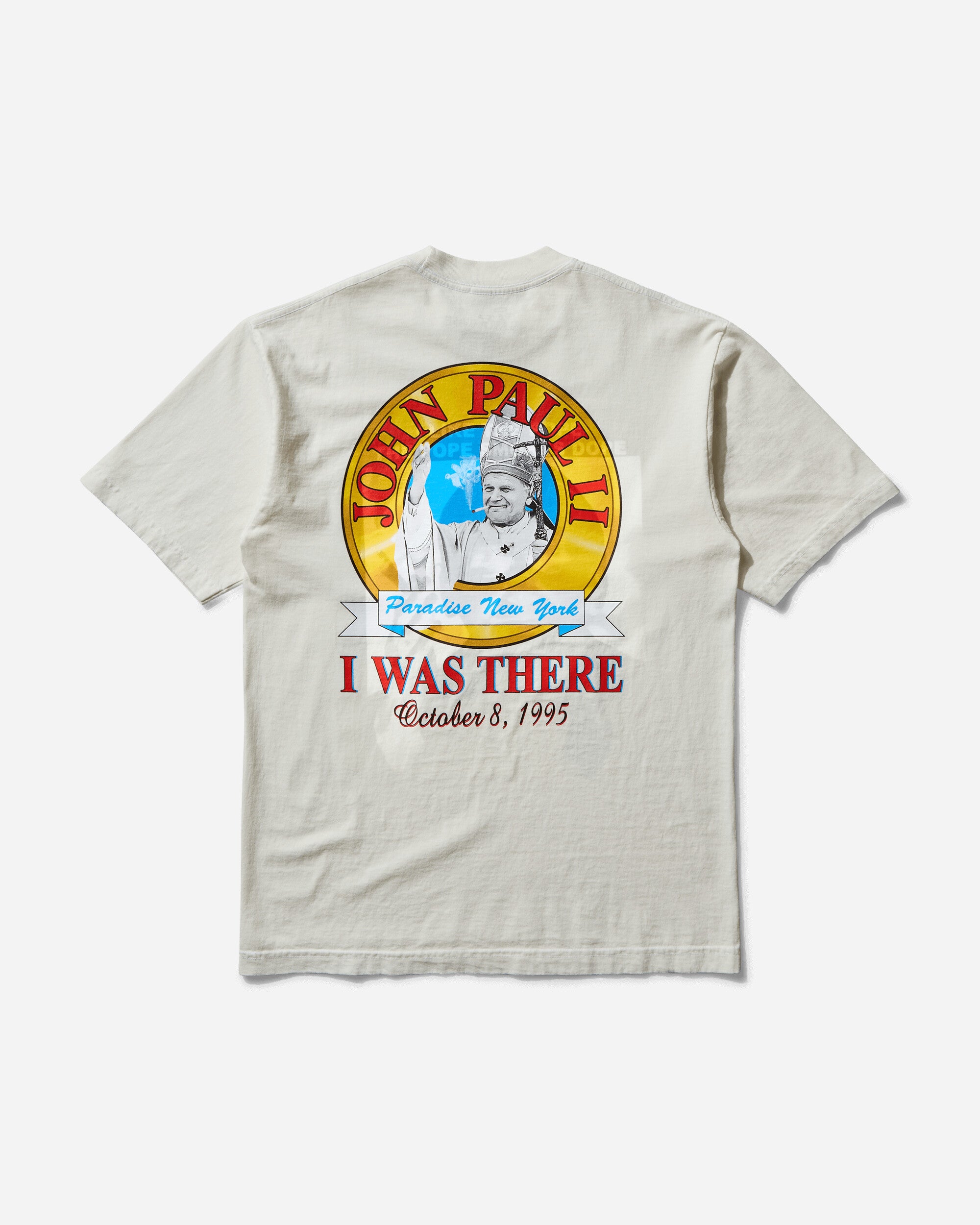 Paradis3 Like The Pope T-Shirt White T-Shirts Shortsleeve PAPOPESMOKTEE 1