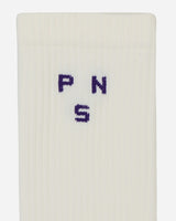 Pas Normal Studios Off-Race Ribbed Socks Off White Underwear Socks NC2077G 4101