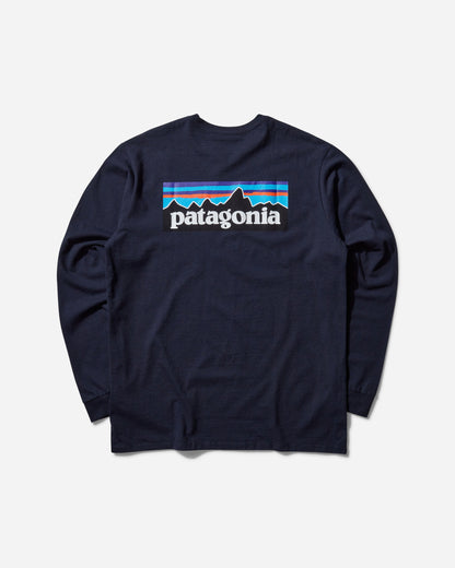 Patagonia M'S L/S P-6 Logo Responsibili-Tee New Navy T-Shirts Longsleeve 38518 NENA