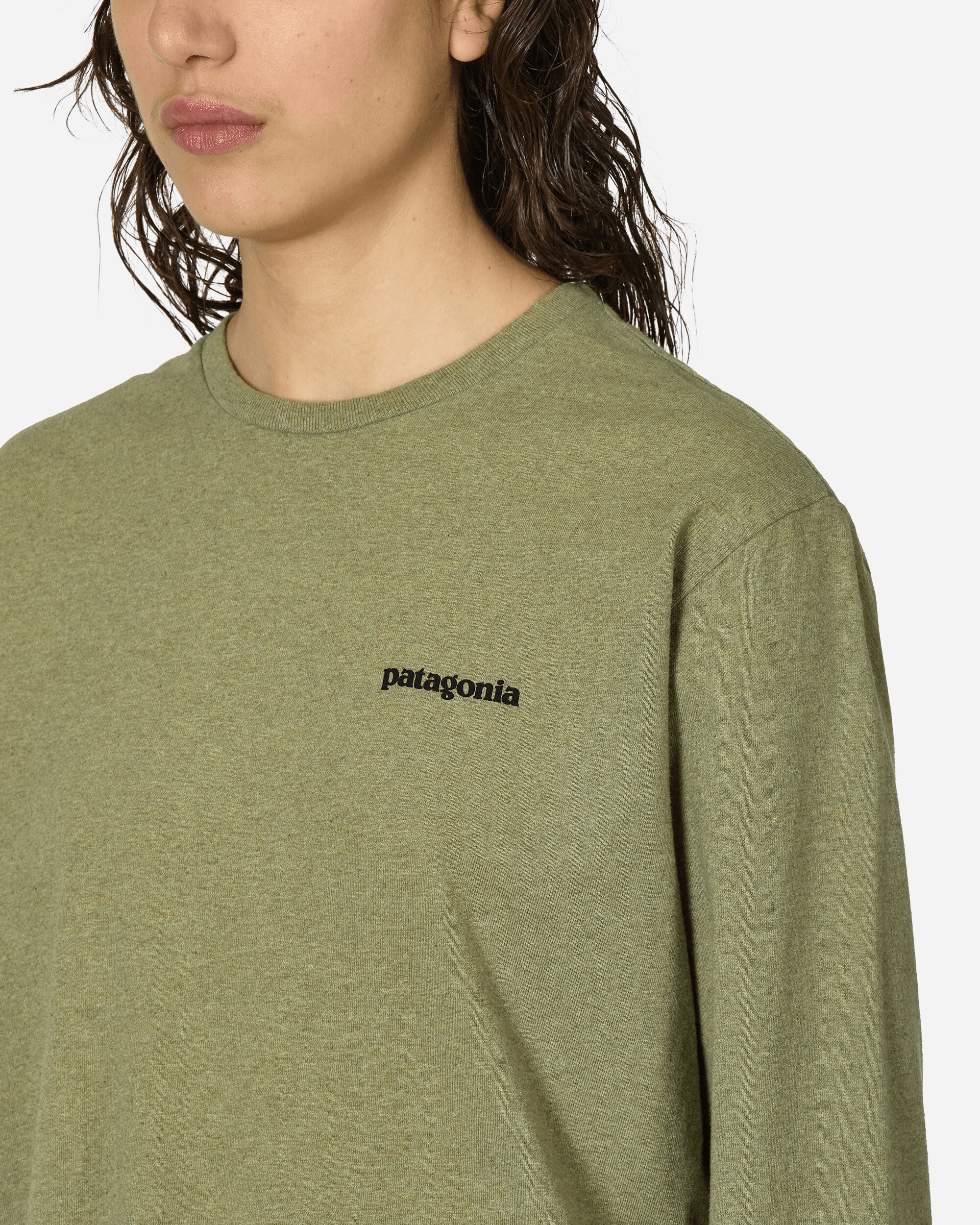 Patagonia M'S L/S P-6 Logo Responsibili-Tee Buckhorn Green T-Shirts Longsleeve 38518 BUGR