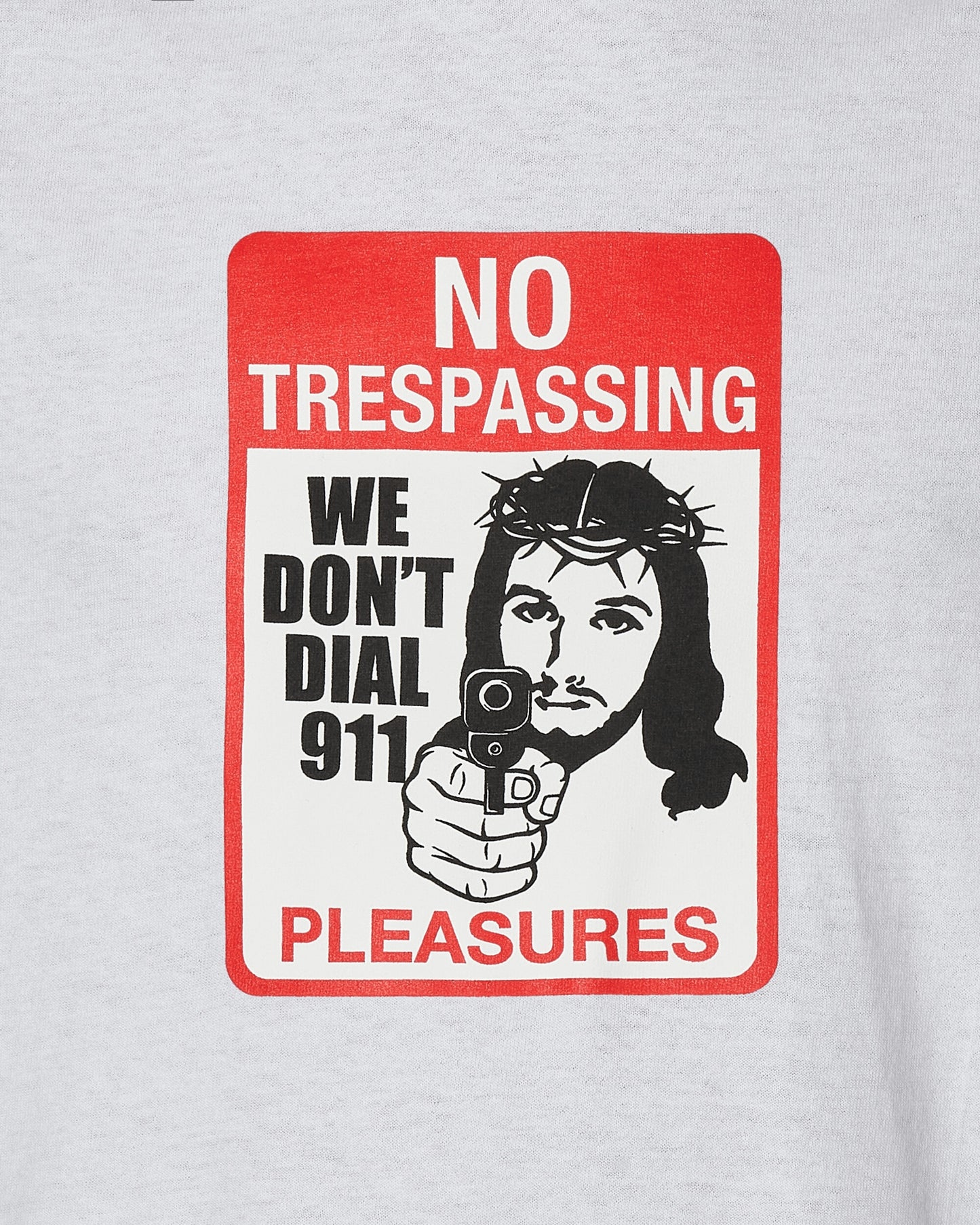 Pleasures Trespass T-Shirt White T-Shirts Shortsleeve 9233408 WHITE