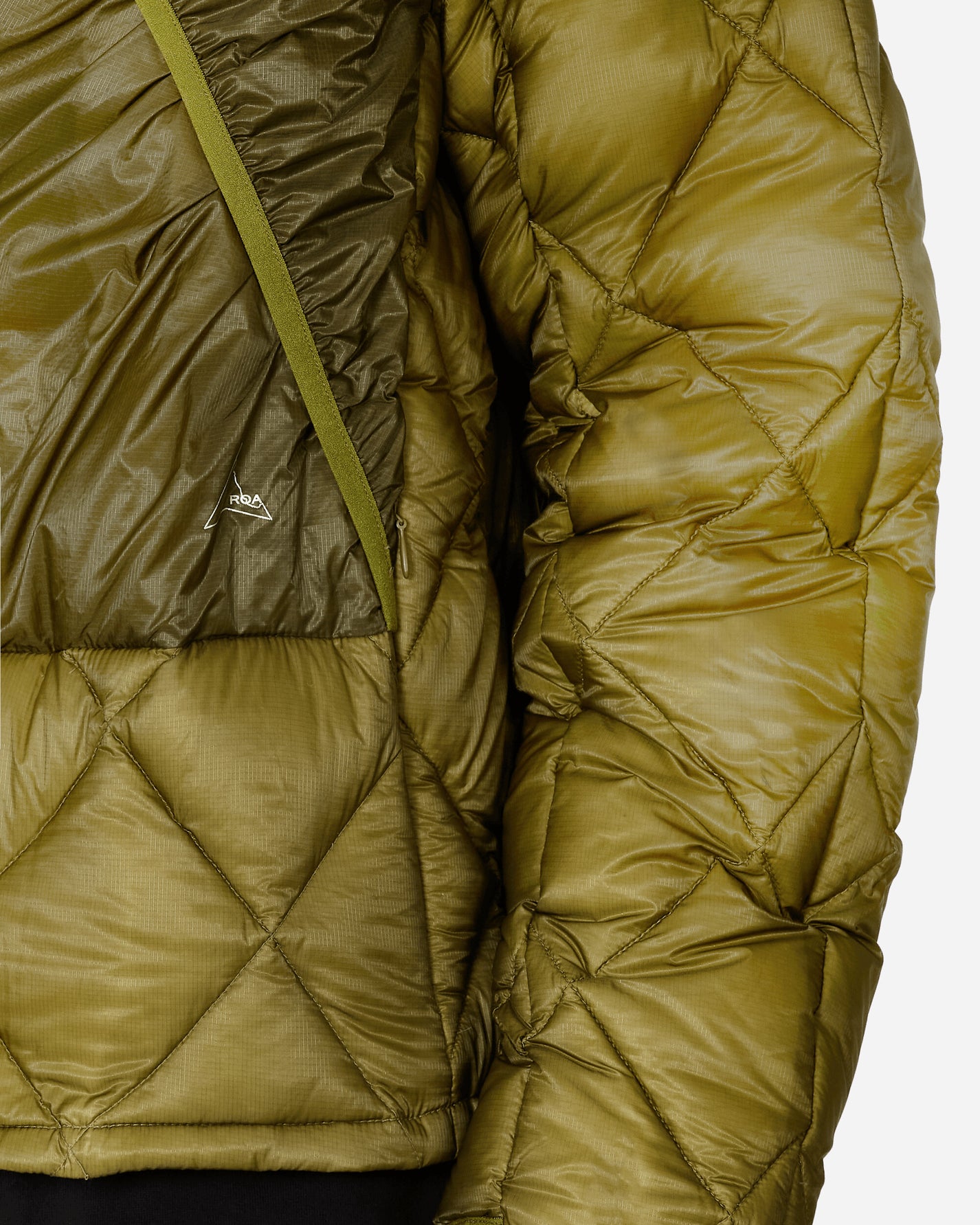 ROA Light Down Jacket Olive Branch Coats and Jackets Down Jackets RBMW053FA35 GRN0023