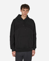 Reebok Hoodie With Waffle Pattern  Black Sweatshirts Hoodies RMBB003C99FLE001