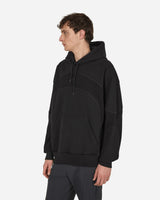 Reebok Hoodie With Waffle Pattern  Black Sweatshirts Hoodies RMBB003C99FLE001