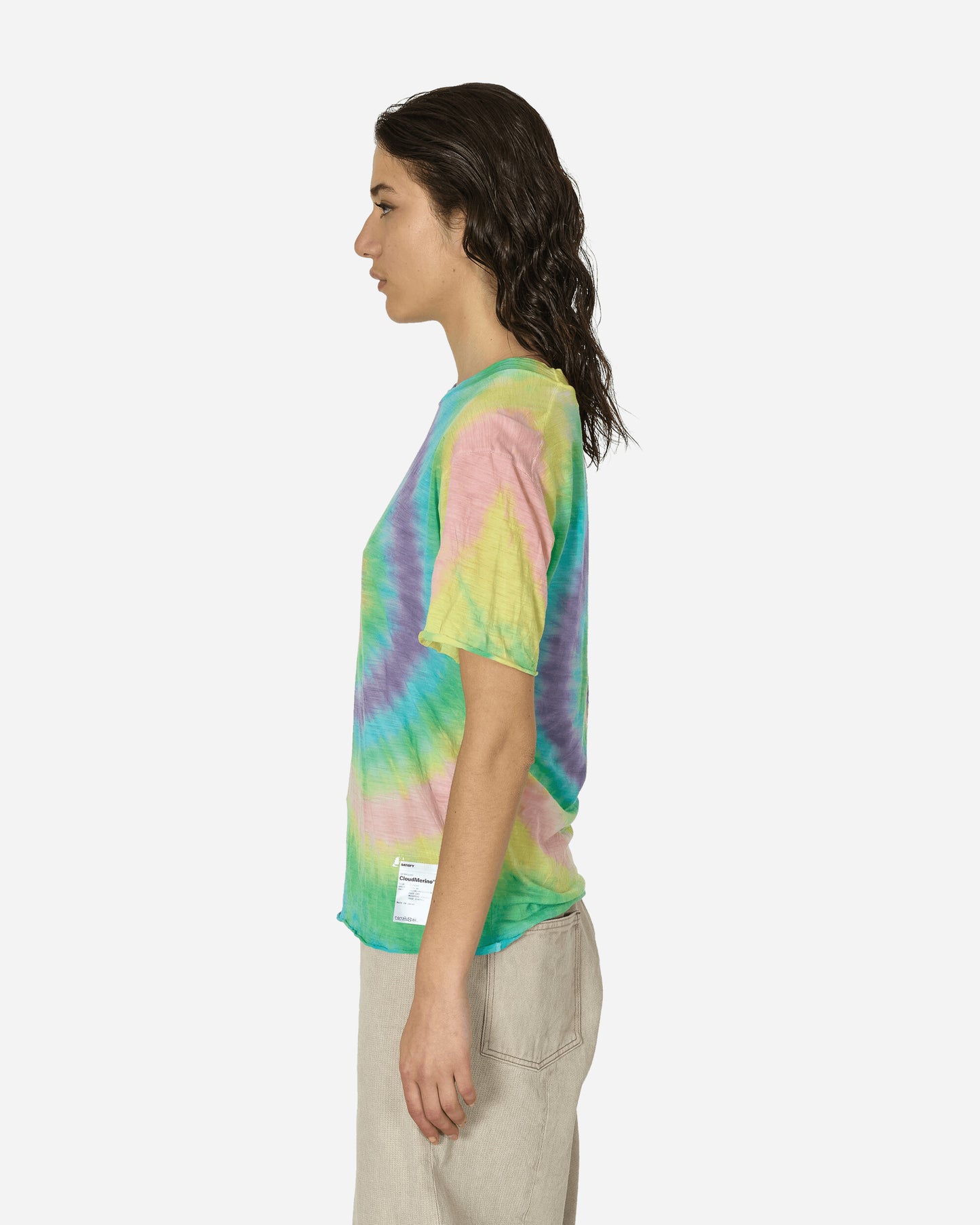 Satisfy Cloudmerino T-Shirt Tie-Dye Psychedelic T-Shirts Shortsleeve 5088 TDPS-CO