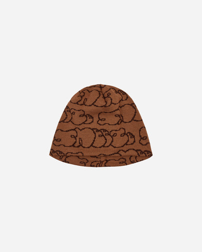 Sneeze Magazine Beanies Brown Hats Beanies SNEEZEBEANIES 001