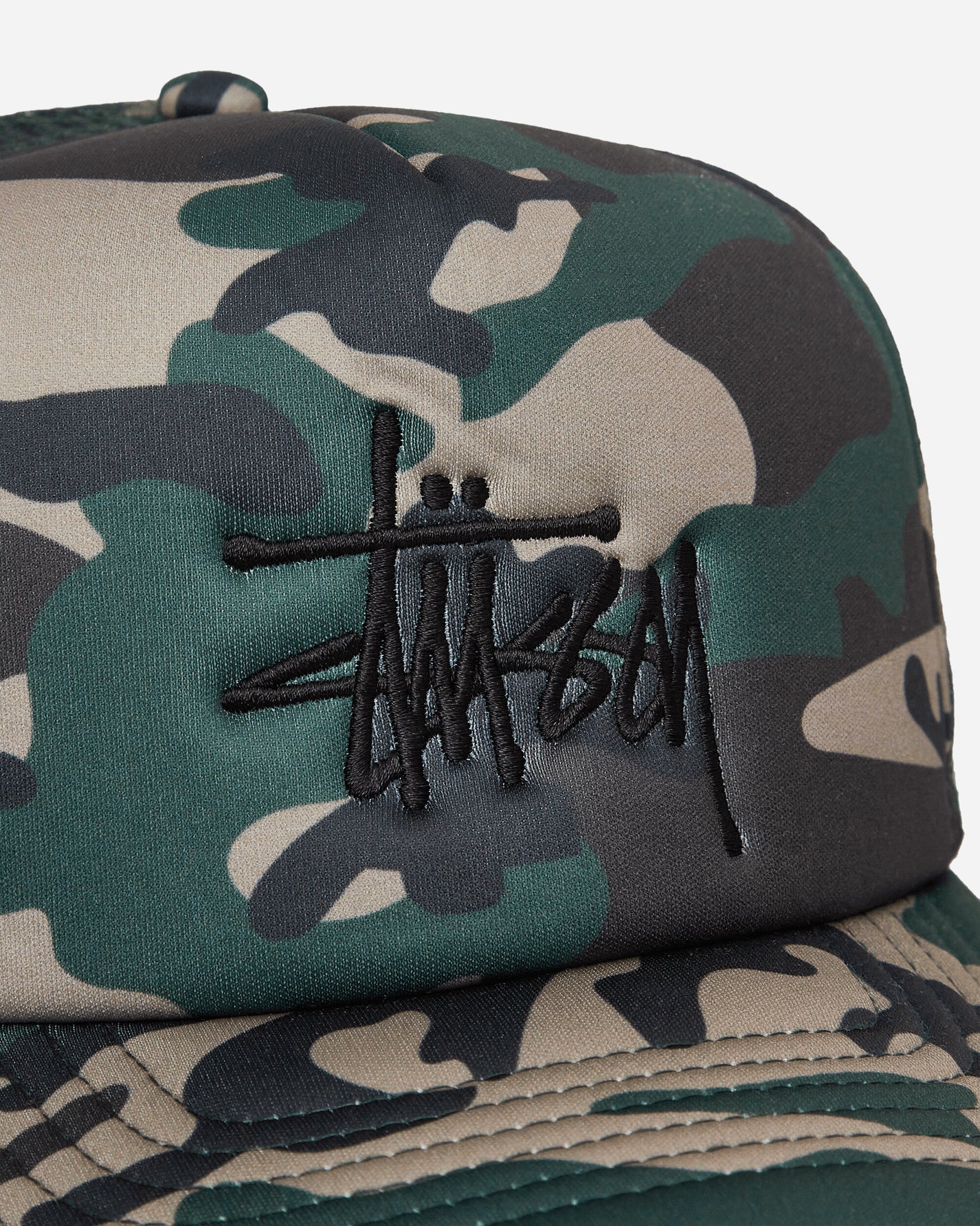 Stüssy Big Basic Trucker Cap Camo Hats Caps 1311088 1431