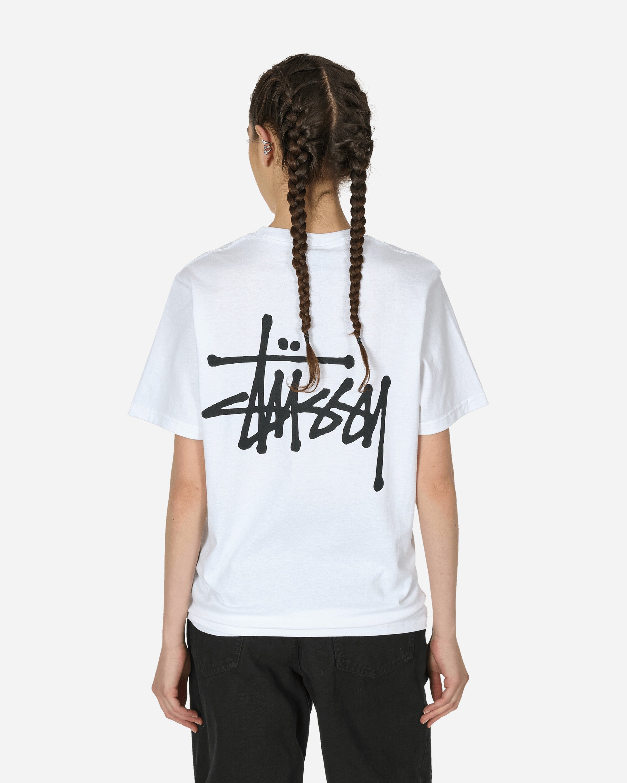 Stüssy Basic Stussy Tee White T-Shirts Shortsleeve 1905000 1201