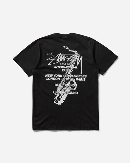 Stüssy Beat Sounds Pig. Dyed Tee Black T-Shirts Shortsleeve 1905060SJ 0001