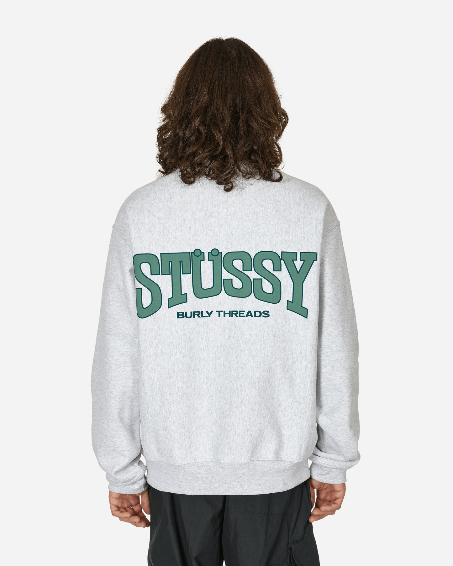 Stüssy Burly Threads Crew Ash  Heather T-Shirts Shortsleeve 1915027 0062