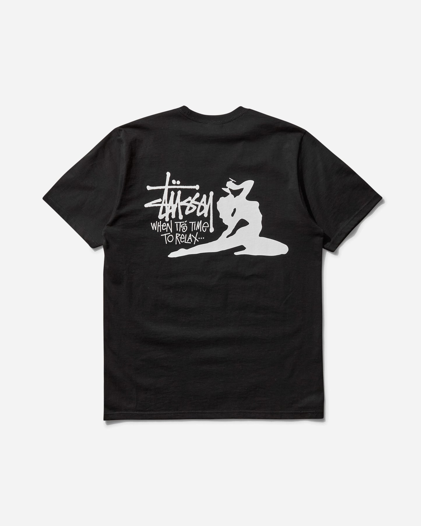 Stüssy Relax Tee Black T-Shirts Shortsleeve 1905055SJ 0001