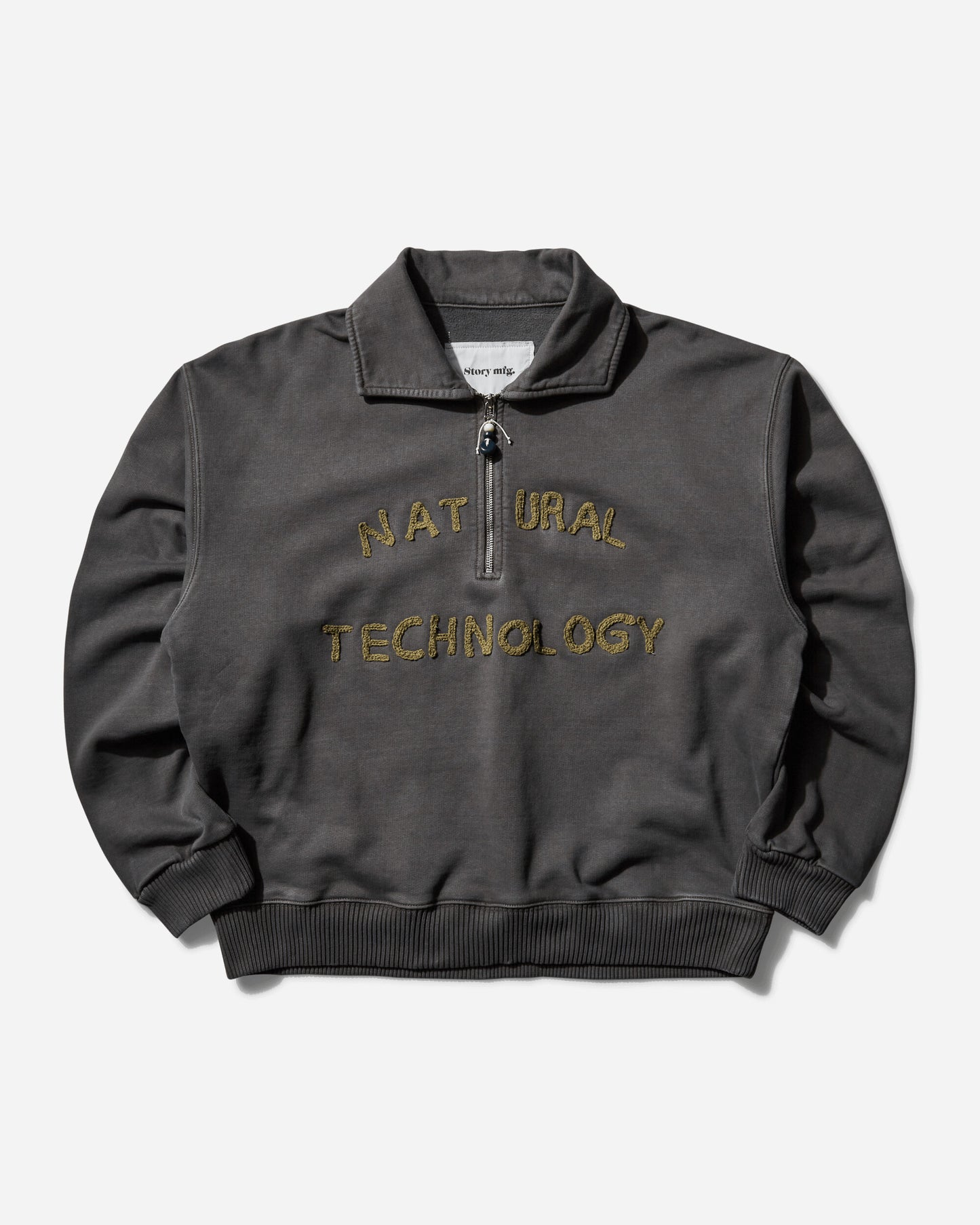 Story mfg. Geo Pullover Charcoal Sweatshirts Zip-Ups SAW24SWGEQCOT CHA