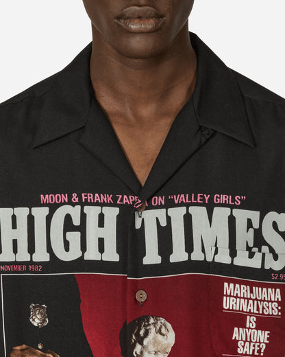 WACKO MARIA Hightimes / S/S Hawaiian Shirt (Type-3) Black Shirts Shortsleeve Shirt HIGHTIMES-WM-HI07 BLK