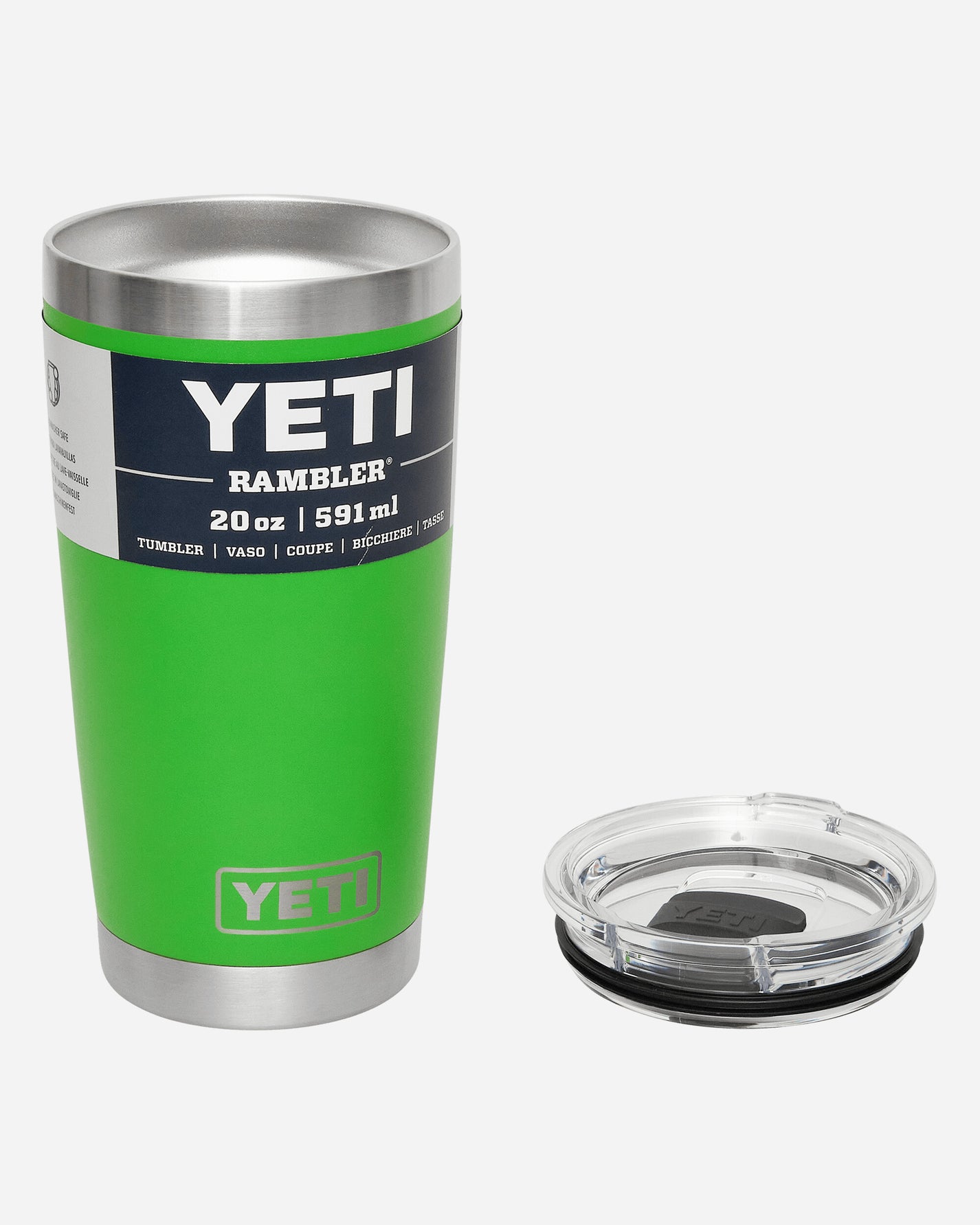 Yeti Rambler 20 Oz Tumbler Canopy Green Equipment Bottles and Bowls 0305 SPG