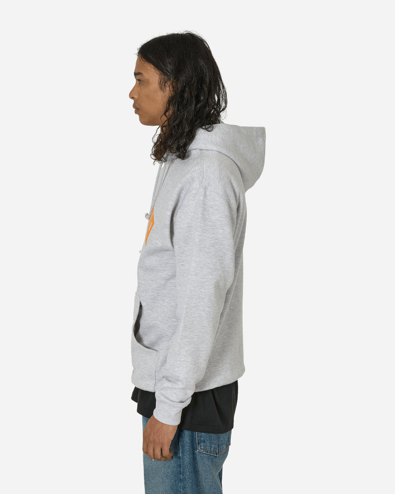 aNYthing Curved Logo Hoodie Heater Grey Sweatshirts Hoodies ANY-083 HG