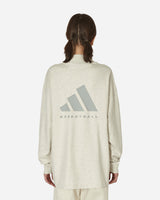 adidas One Bb L/S Tee Cream White Mel T-Shirts Longsleeve IX1971 001