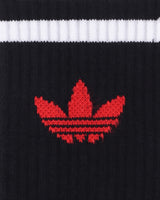 adidas Korn Socks White/Black/Better Scarlet Underwear Socks JG1440