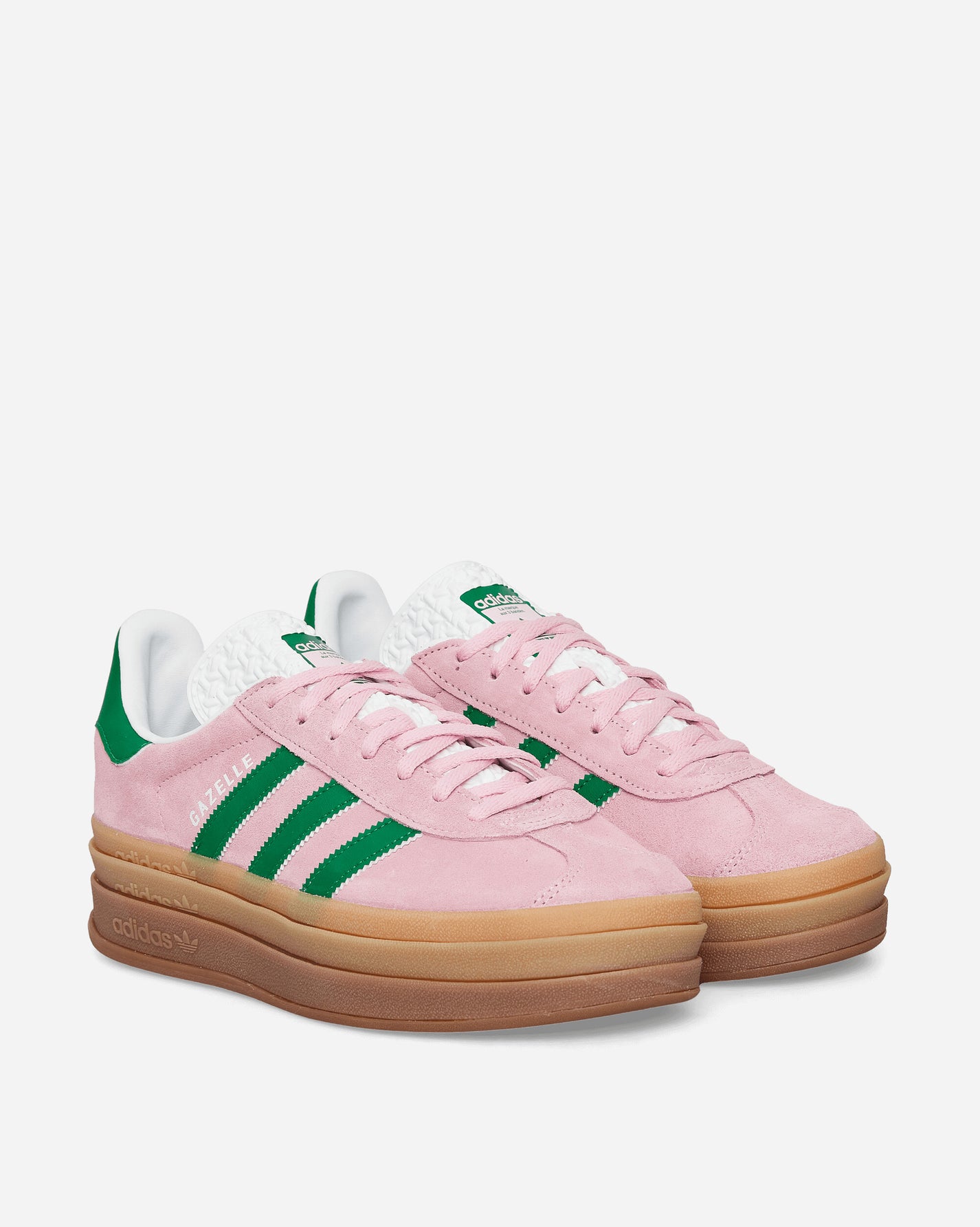 adidas Wmns Gazelle Bold W True Pink/Green Sneakers Low IE0420 001