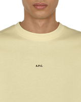 A.P.C. Sweat Steve Light Yellow Sweatshirts Crewneck COEIP-H27621 DAB