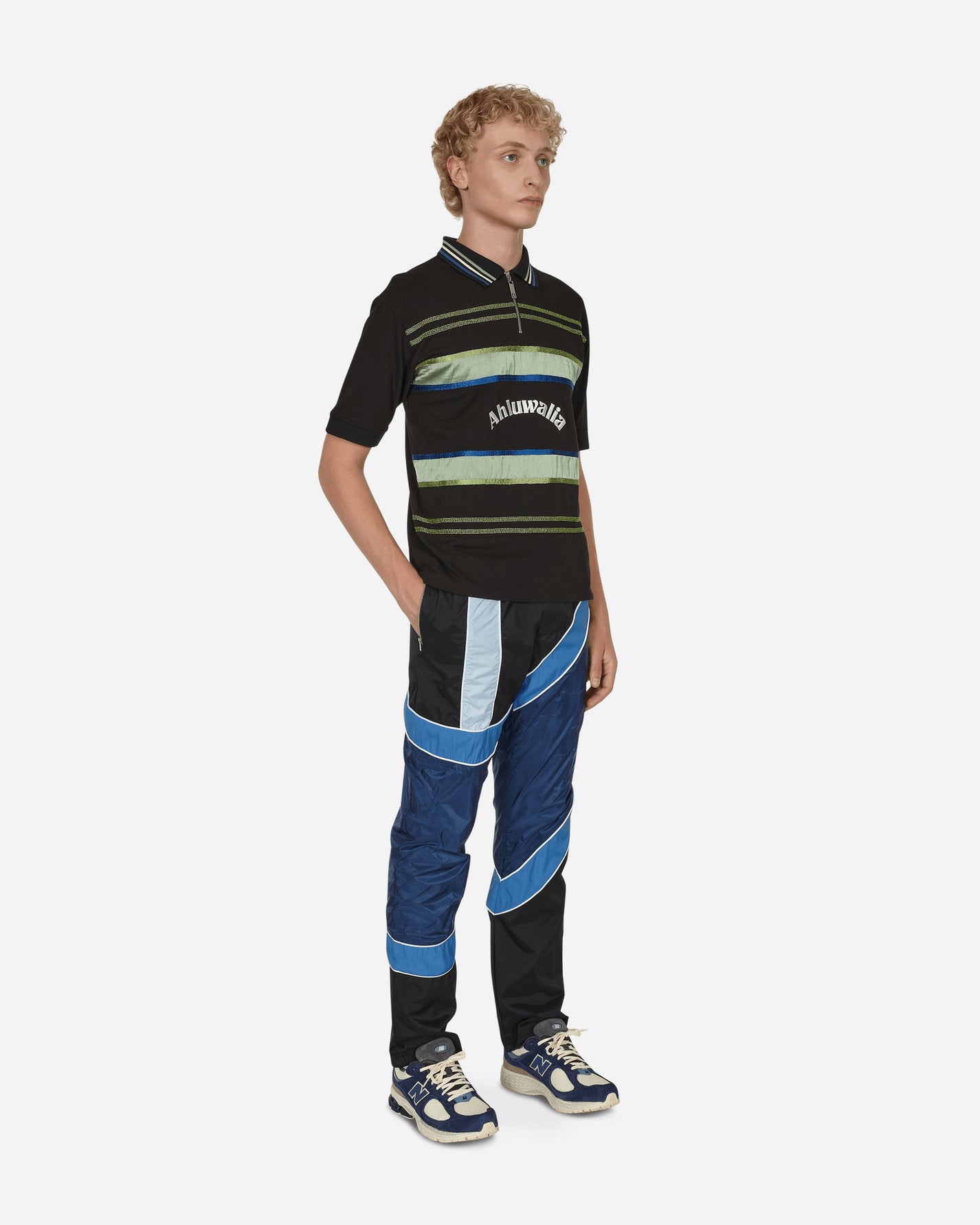 Ahluwalia Kike Track Pant Multicolor Blue Pants Sweatpants M-AHLU-TR007-AW22-FA03 MC