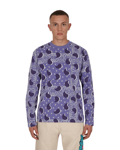 Awake NY Big Paisley Sapphire T-Shirts Shortsleeve AWK-FW21-TS001 SAPPHIRE