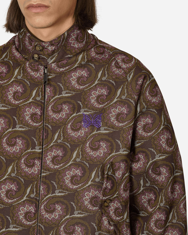 Baracuta Jacquard Af G9 Needles Dark Brown Coats and Jackets Jackets BRCPS0961 700
