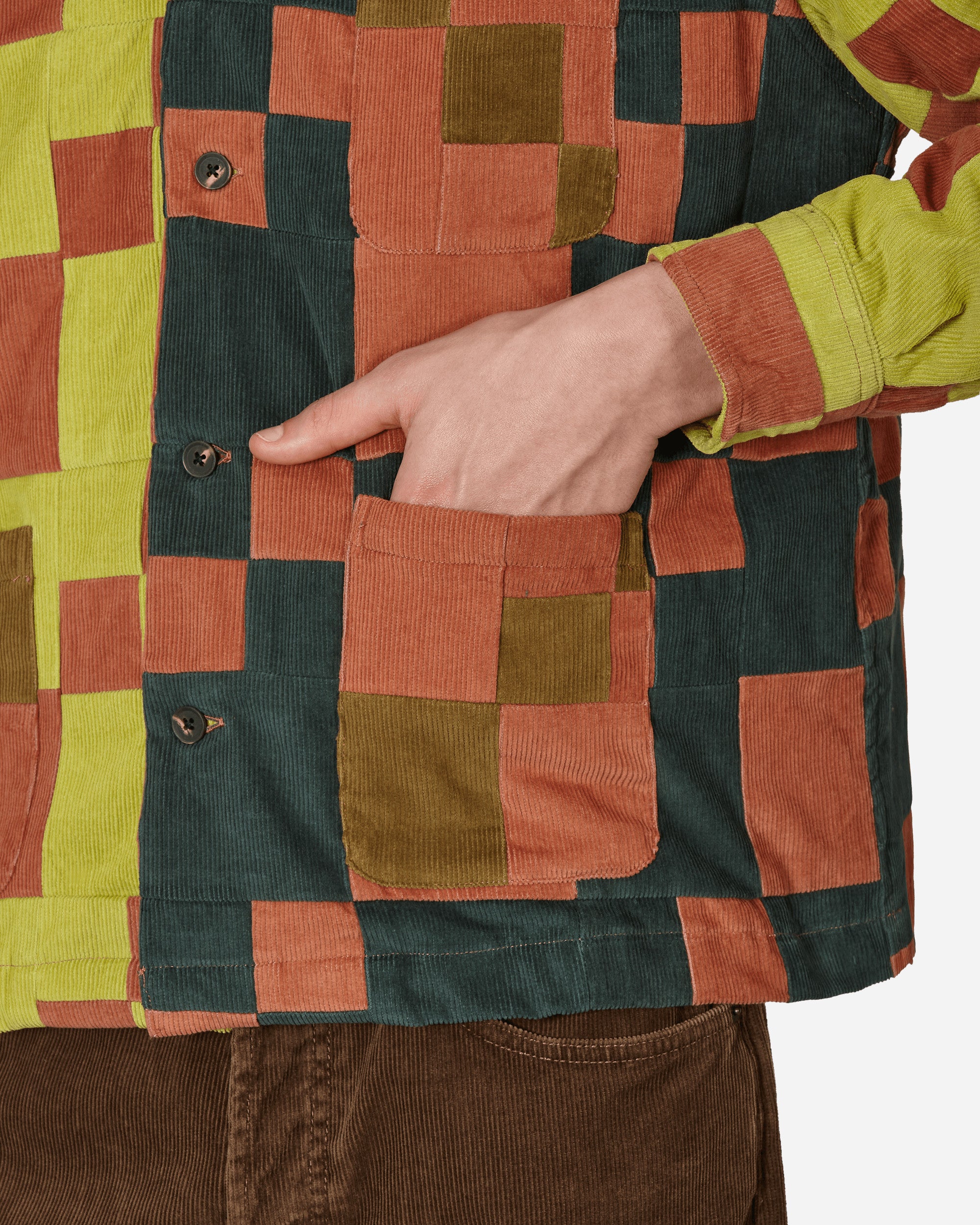 Bode Corduroy Four Patch Overshirt Multicolor Coats and Jackets Jackets MRF22SH042 MULTI