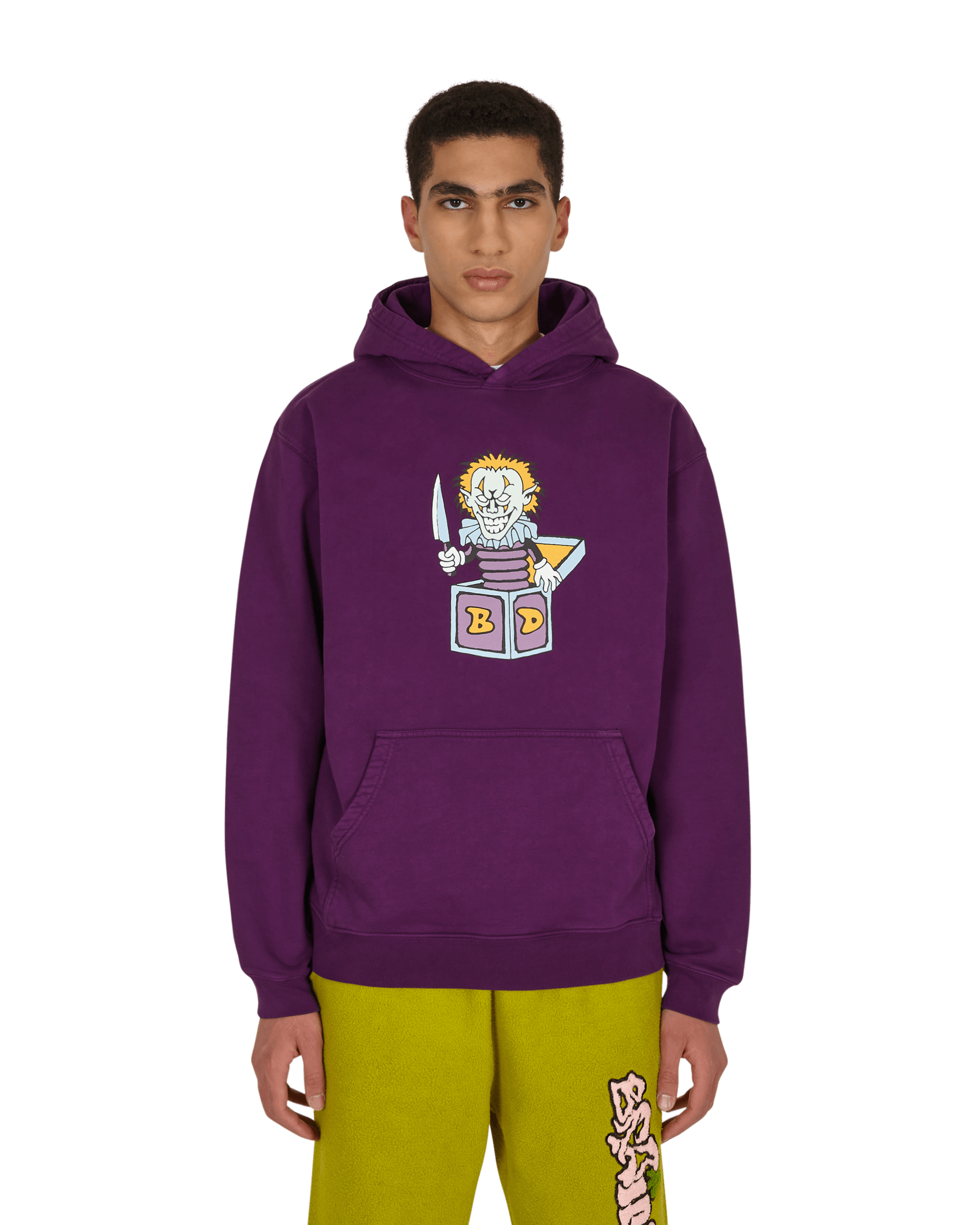 Clownin' Hooded Sweatshirt Purple