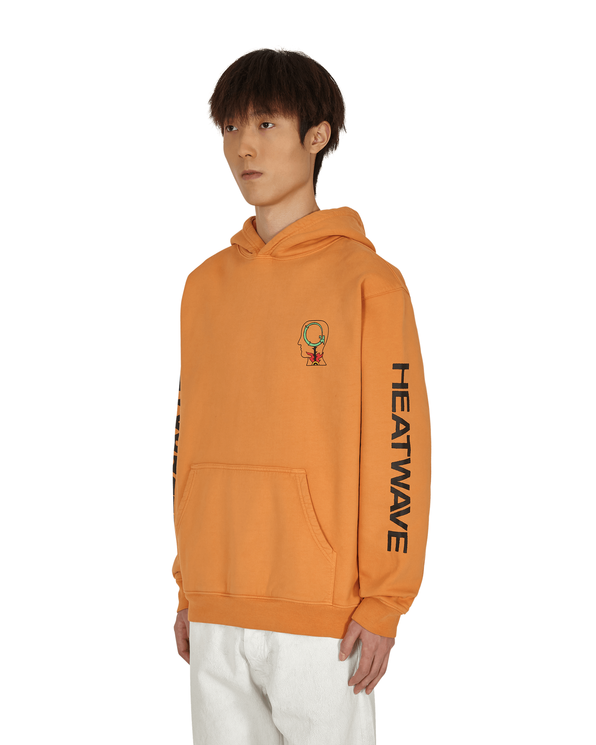Brain Dead Heatwave Orange Sweatshirts Hoodies BDF21T09001947 OR01