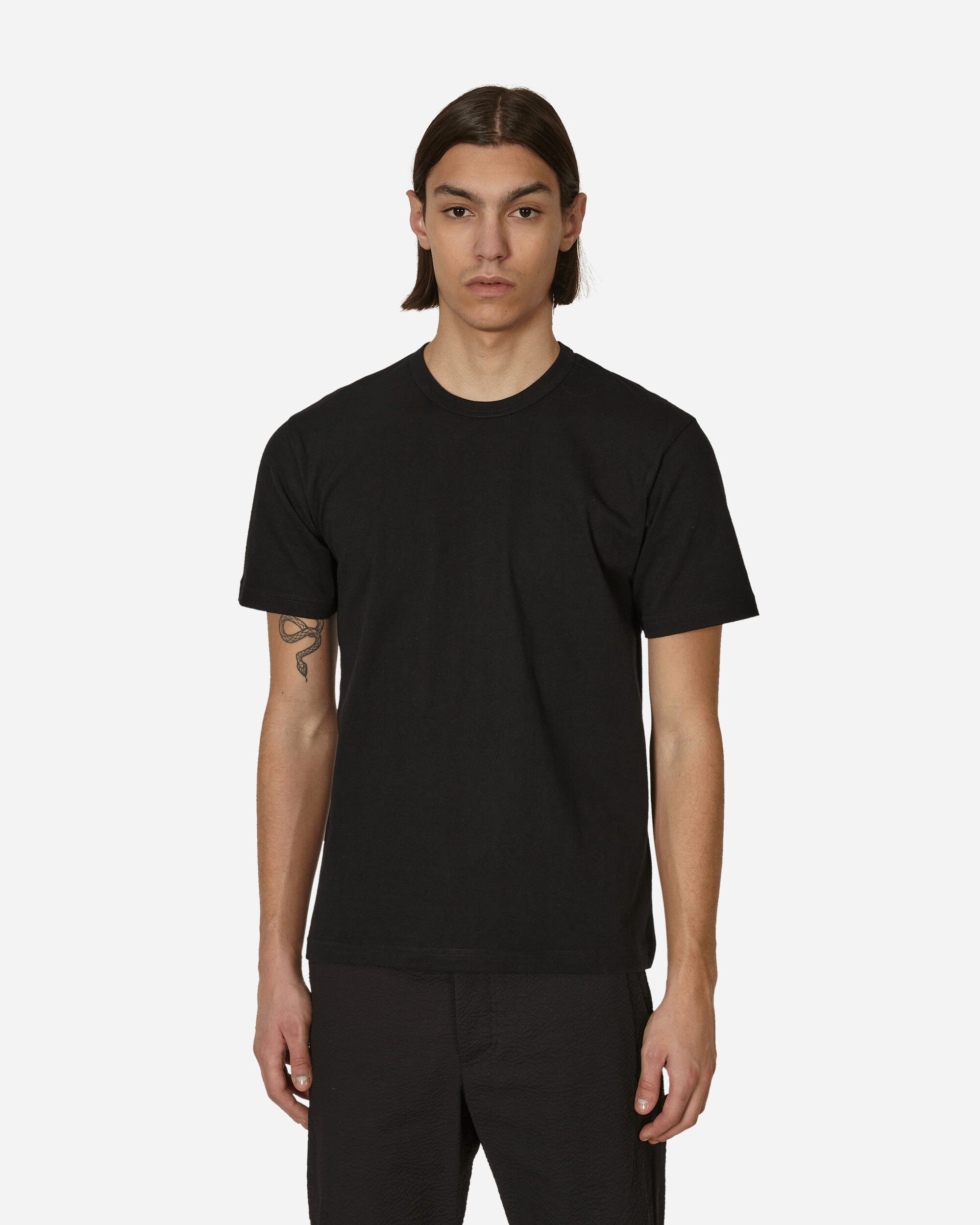Comme Des Garçons Black T-Shirt Black/White T-Shirts Shortsleeve 1K-T108-S23 1