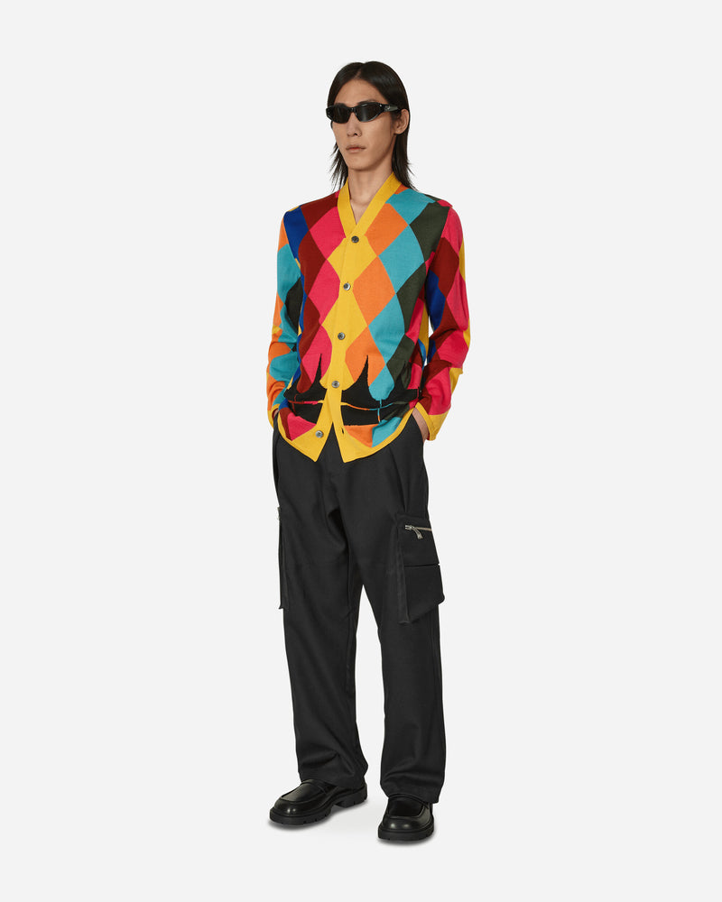 Comme Des Garçons Homme Plus Men'S Sweater Yellow/Multicolor Knitwears Cardigans PK-N003-051 1