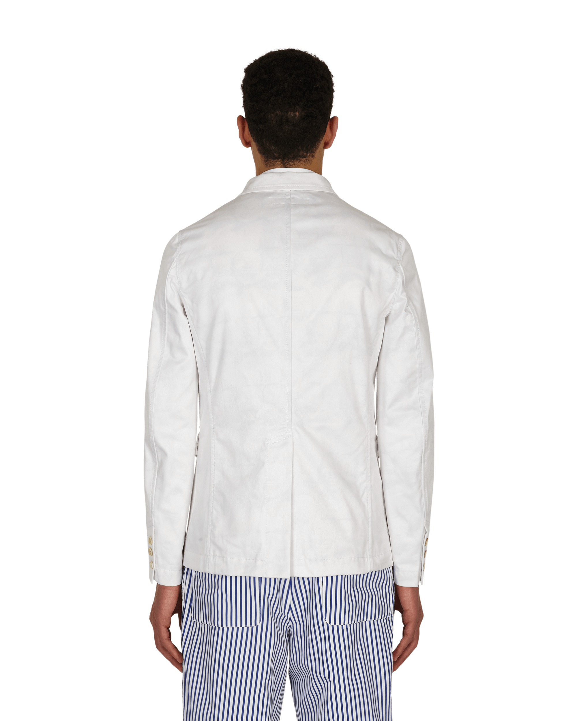 Comme Des Garçons Shirt Woven White/Print B Coats and Jackets Jackets FG-J003-SS21 1