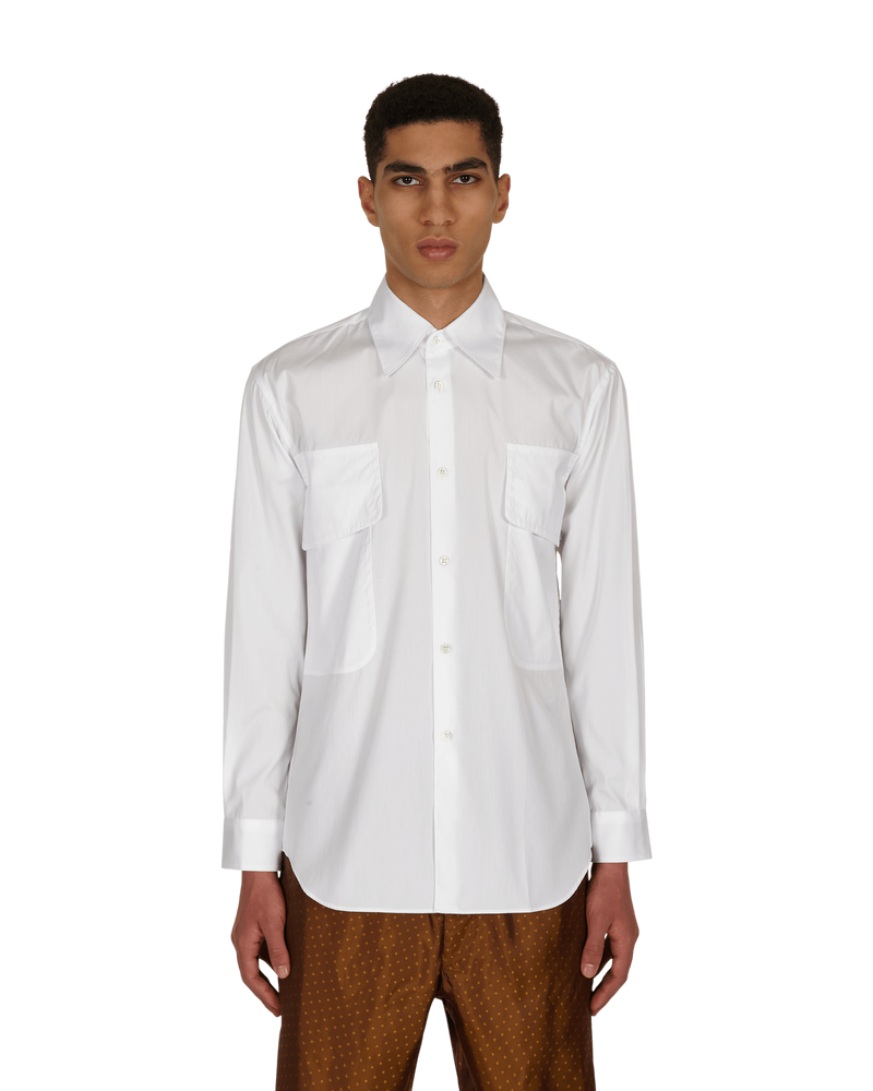 Comme Des Garçons Shirt Woven White Shirts Longsleeve FG-B073-SS21 2