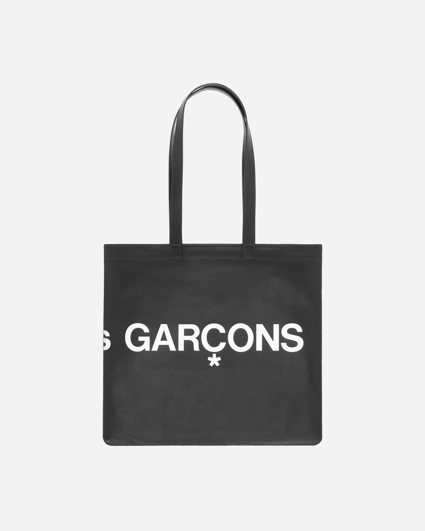 Comme Des Garçons Wallet Huge Logo Tote Bag Black Bags and Backpacks Tote SA9001HL 1