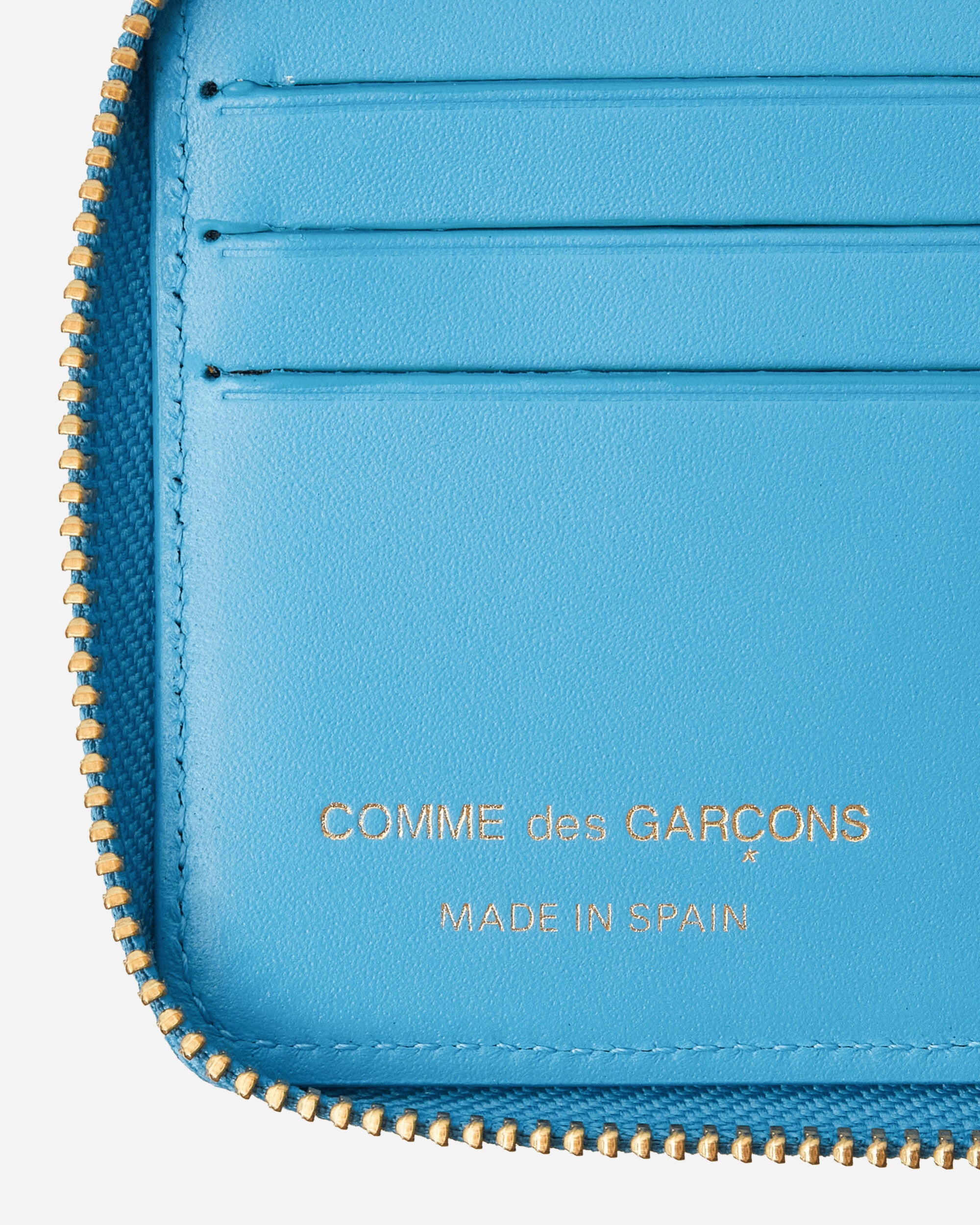 Comme Des Garçons Wallet Comme Des Garcons Classic Leather Line Blue Equipment Wallets SA7100 1