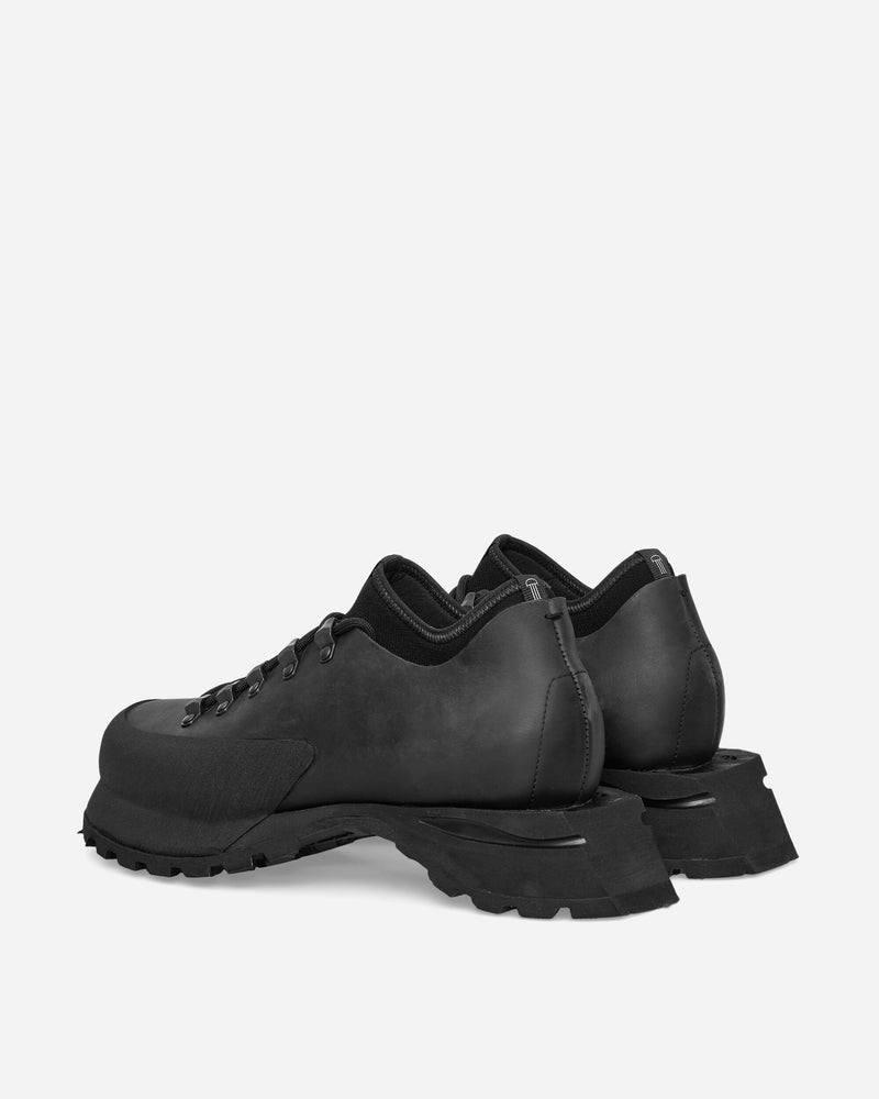 Demon Poyana Black Leather Black Leather Boots Hiking POYANABLACKL BLACK