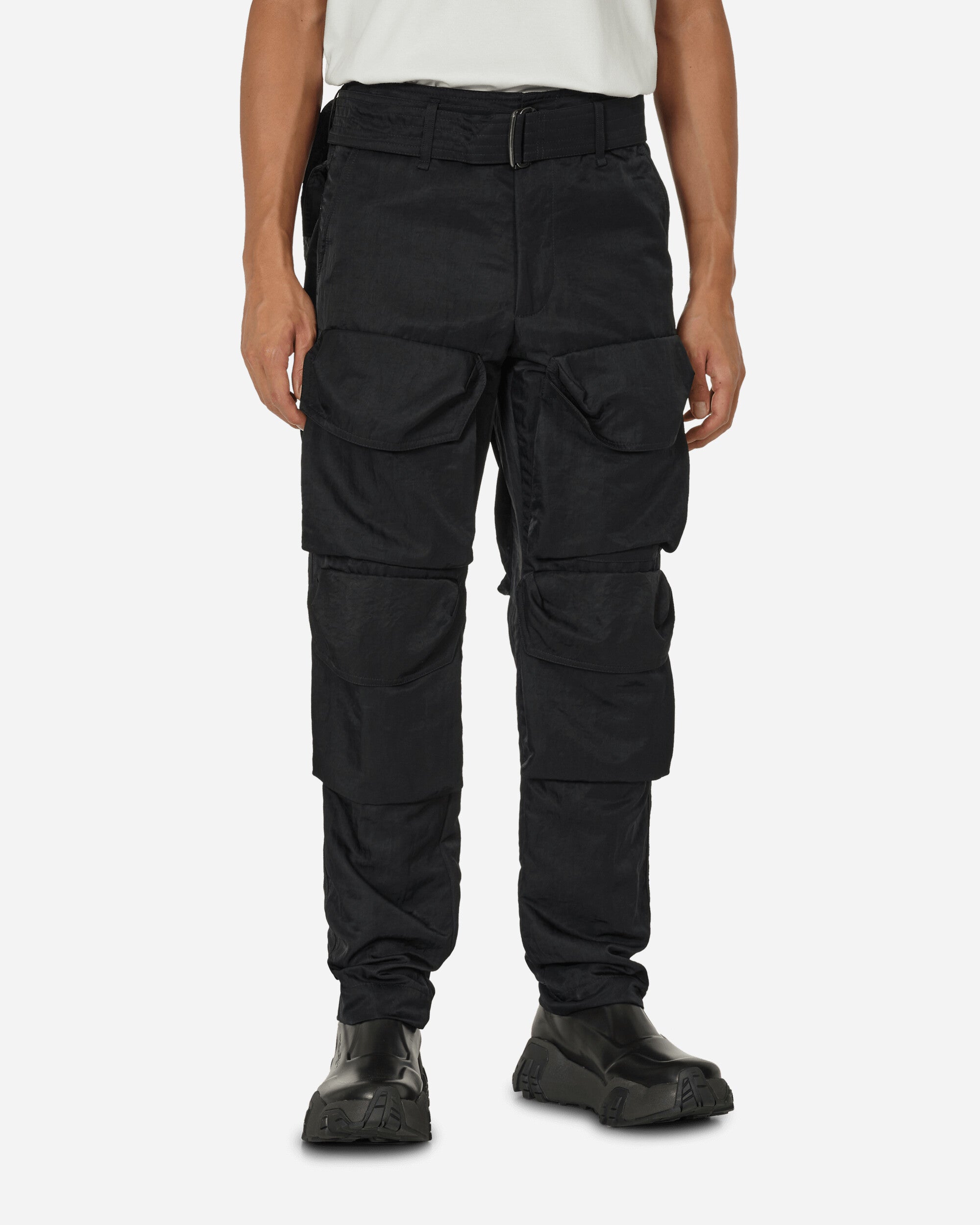 Overdyed Cargo Pants Black