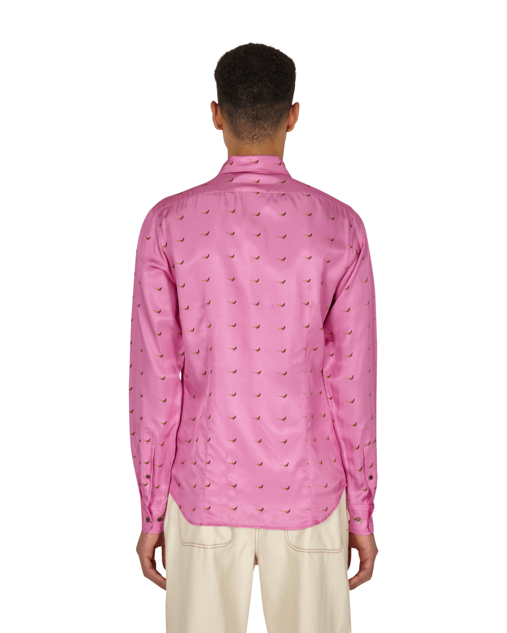 Dries Van Noten Chaine 3070 Pink T-Shirts Longsleeve 212-020734-3070 305