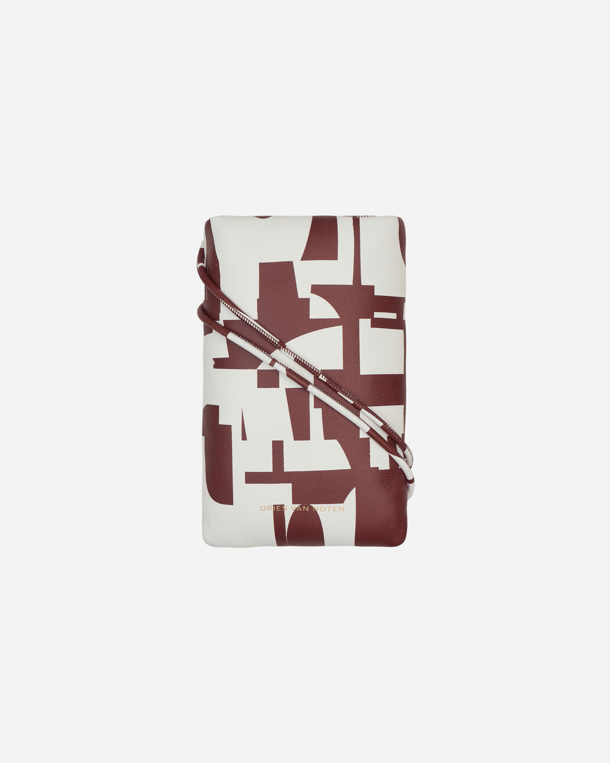 Dries Van Noten Iphone Case Burgundy Tech and Audio Phone Cases 231-022105-503 358