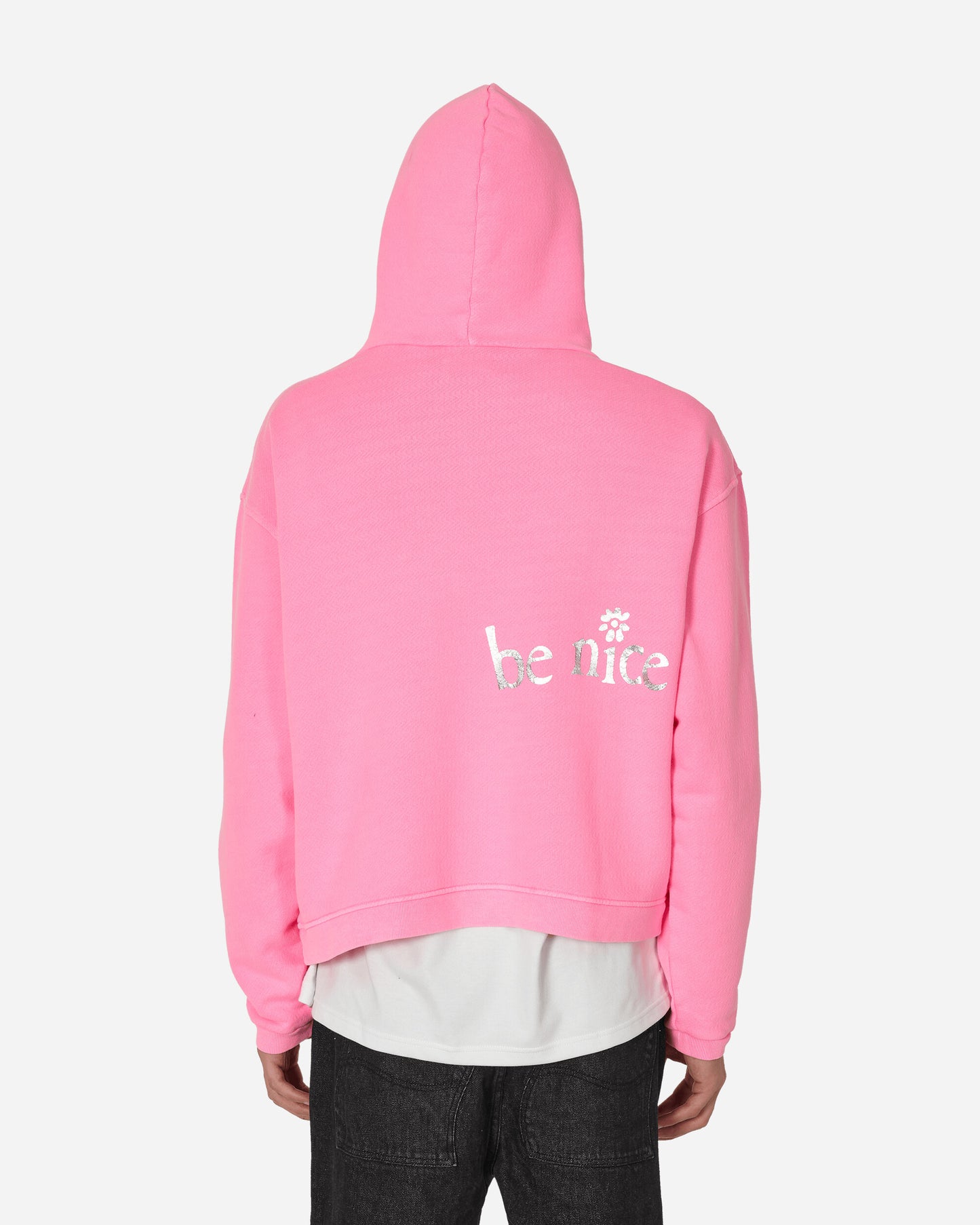 ERL Silver Printed Venice Hoodie Pink Sweatshirts Hoodies ERL07T031 1