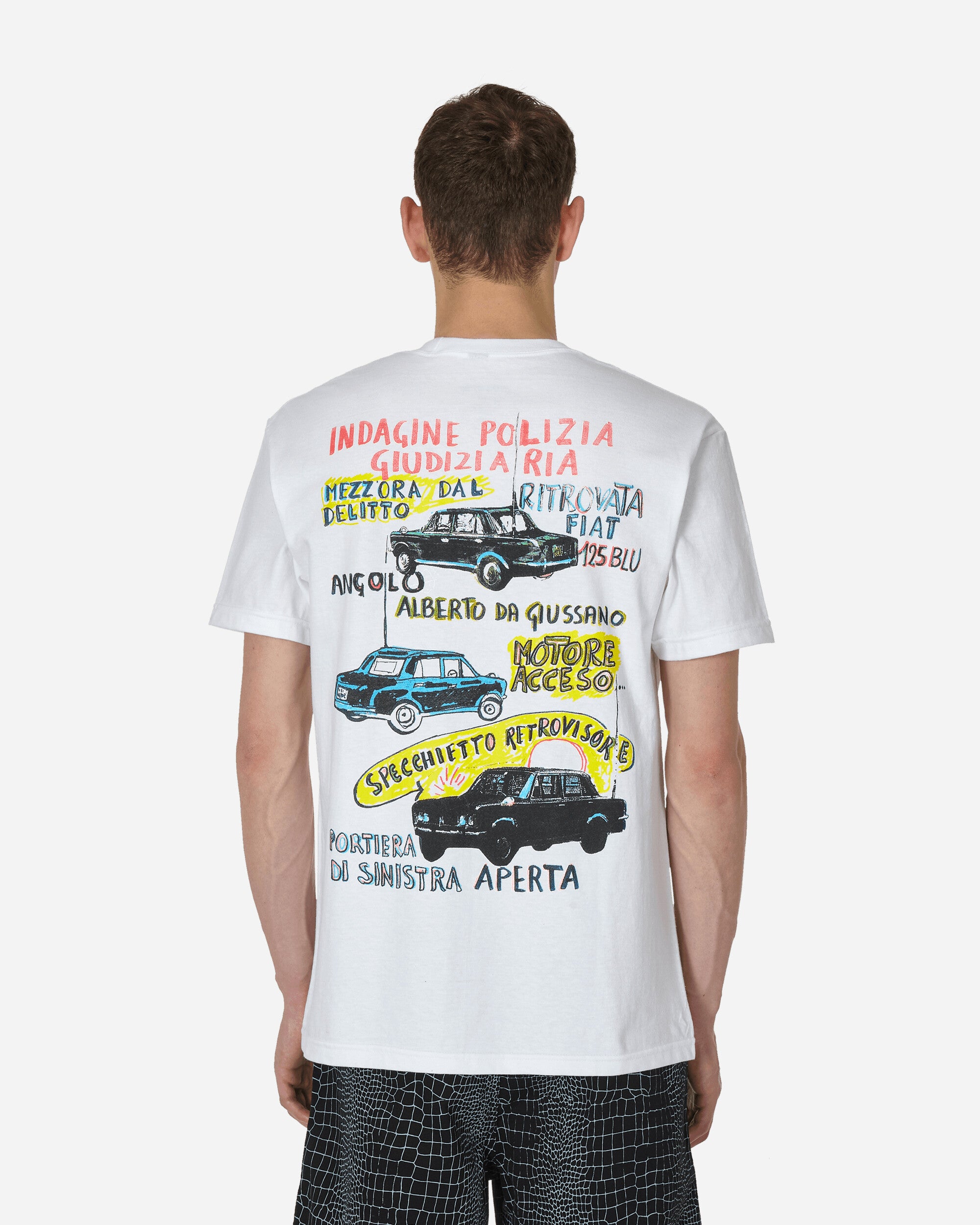 Fucking Awesome Car Explosion Tee White White T-Shirts Shortsleeve PN5419 001