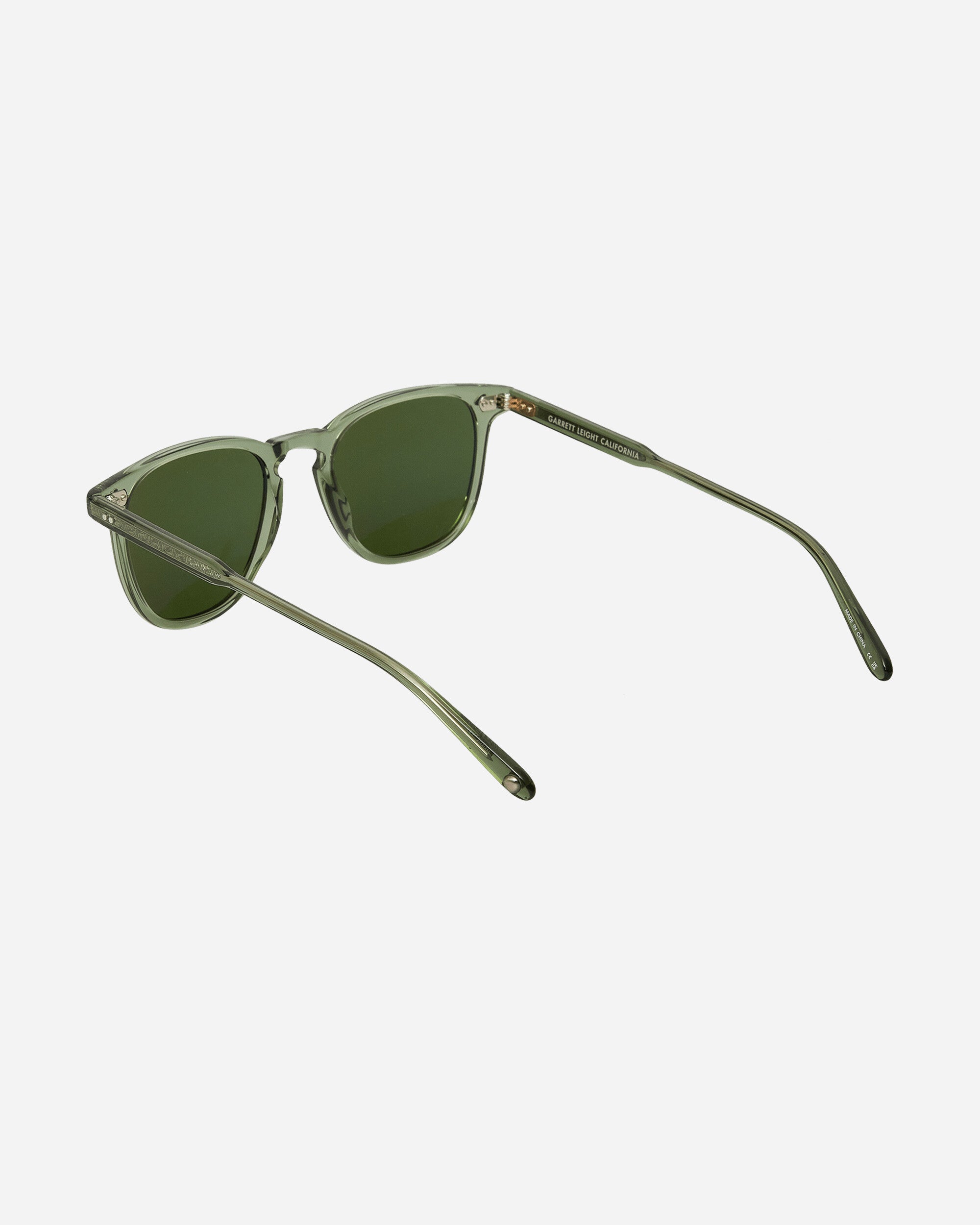 Garrett Leight Brooks Ii 47 Juniper/Pure Green Eyewear Glasses 2131-47 JUNPGN
